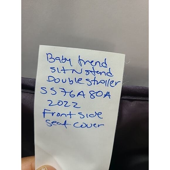 Baby Trend Sit N Stand Double Stroller Front Row Seat Cover Gray #SS76A80A Gray - Picture 8 of 12